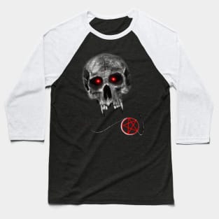 Demon skull Baseball T-Shirt